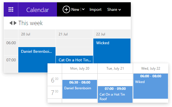 Integration with Outlook